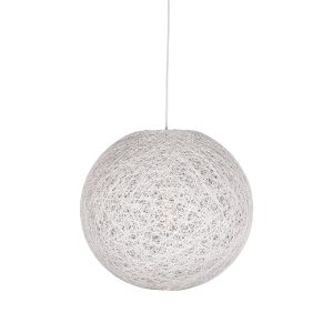 Hanglamp Twist - Wit - Vlas - M