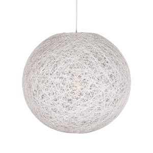Hanglamp Twist - Wit - Vlas - XL