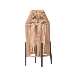 Tafellamp Ibiza - Zwart - Jute